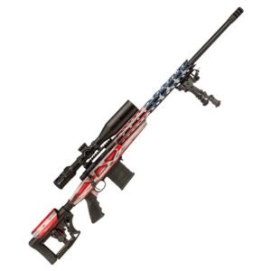Howa American Flag Chassis American Flag Cerakote Bolt Action Rifle - 6.5 Creedmoor - 24in