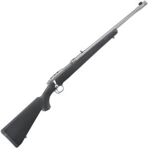 Ruger 77/44 Threaded Barrel Stainless/Black Bolt Action Rifle - 44 Magnum