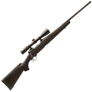 Savage 11 Trophy Hunter XP Compact Left Hand 1:9.5in w/ Nikon Scope Matte Black Bolt Action Rifle - 243 WSSM (Winchester Super Short Mag) - 20in